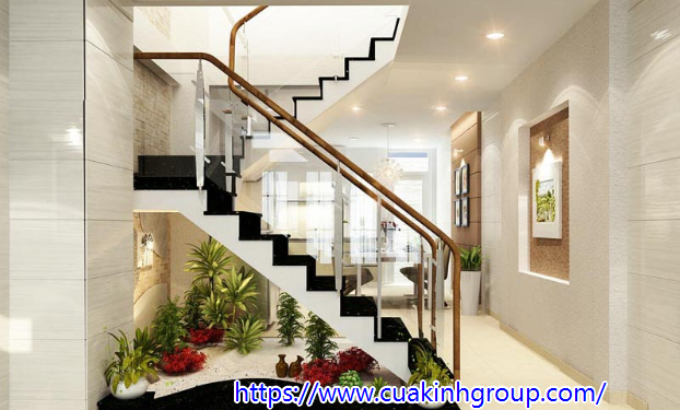 Báo giá thi công lắp đặt cầu thang kính cường lực tại Kiên Giang