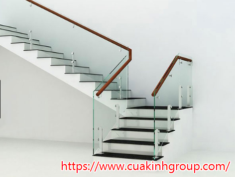 Địa chi thi công lắp đặt uy tín lan can cầu thang kính cường lực uy tín tại Hà Nội