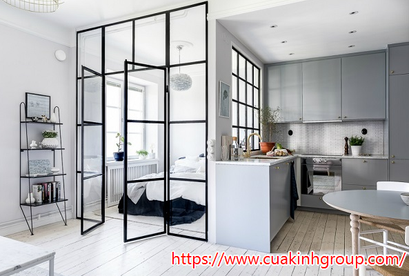 Thiết kế cửa kính cường lực theo phong thủy Á Đông
