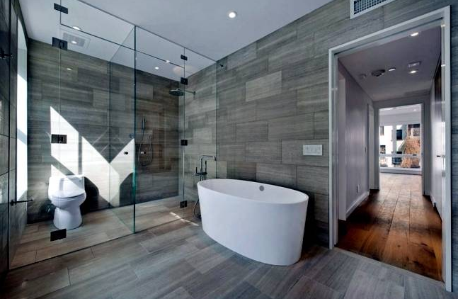Phòng tắm kính cường lực 180 độ mở quay phù hợp với mọi không gian