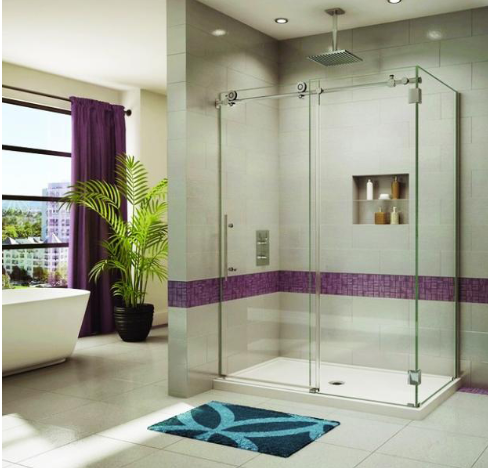 Vách Tắm Kính Góc Vuông Chị Linh Tại Chung Cư Mỹ Đình Pearl 