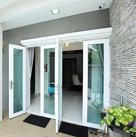 Cửa kính 4 cánh Hà Nội