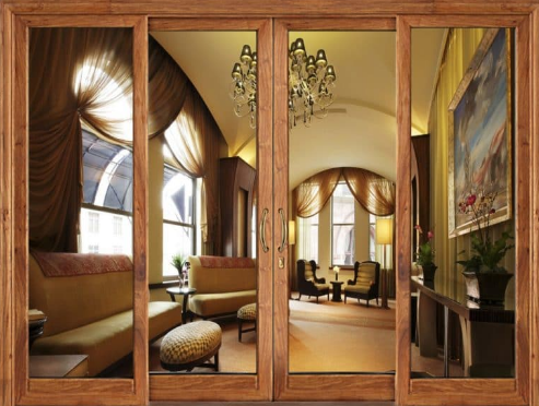 cua kinh phong khach van go