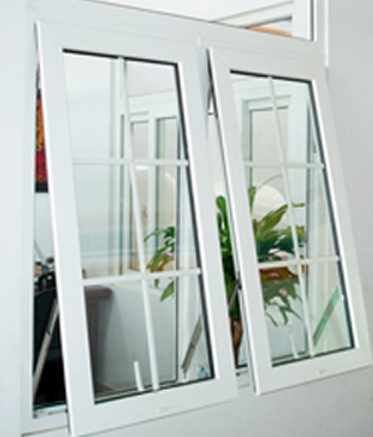 cửa sổ kính cường lực khung nhôm