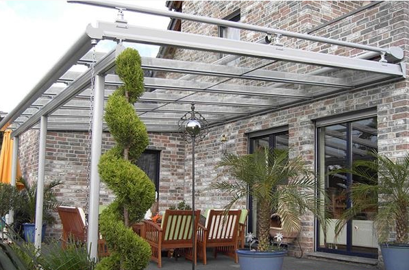 mái kính cường lực