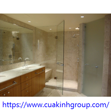 Báo giá cabin vách phòng tắm kính cường lực đẹp tại Hải Phòng