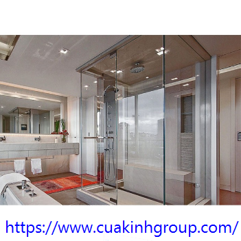 Nhận thi công vách tắm kính rẻ nhất tại Quảng Trị