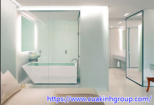 Chuyên thi công thiết kế uy tín vách kính tắm đẹp nhất tại Bình Dương