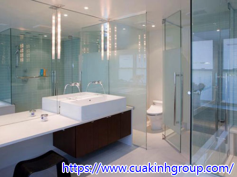 Nhận thi công vách kính tắm gía rẻ tại Vĩnh Long uy tín