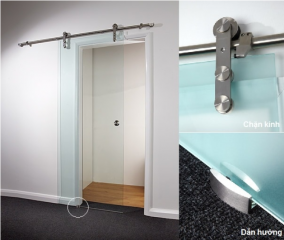 Cửa Kính Cường Lực Lùa Mở Trượt