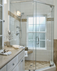 Mẫu vách kính tắm sang trọng