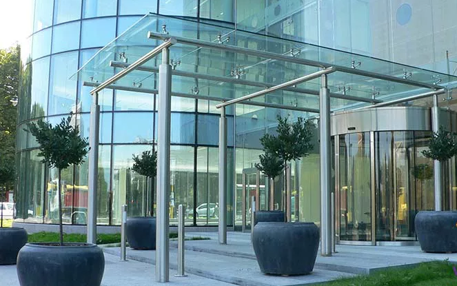 Mái kinh - Thi công mái kính cường lực Tín Thành