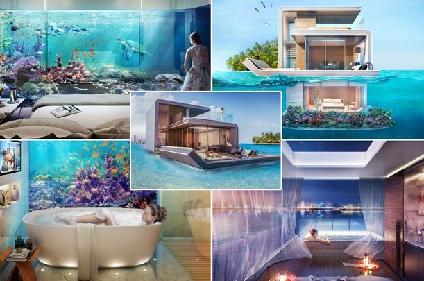 Ghé thăm ngôi nhà bằng vách kính cường lực dưới đáy biển