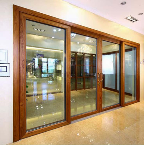 Mẫu cửa kính cường lực 4 cánh đẹp 4