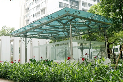 Mái kính chân nhện 2