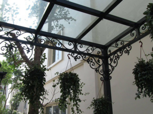 Mái kính nghệ thuật đep