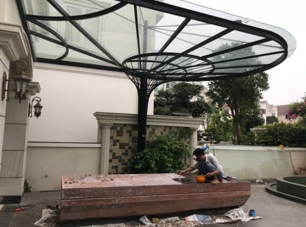 mái kính nghệ thuật