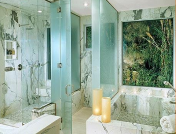 kính cường lực màu xanh trong