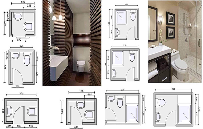 Diện tích nhà vệ sinh vừa