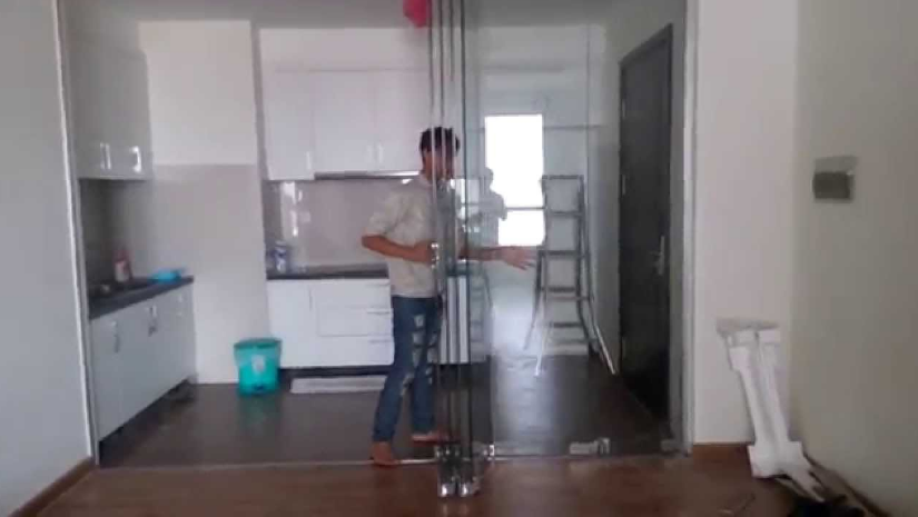 Thi công cửa kính cường lực Hà Nội