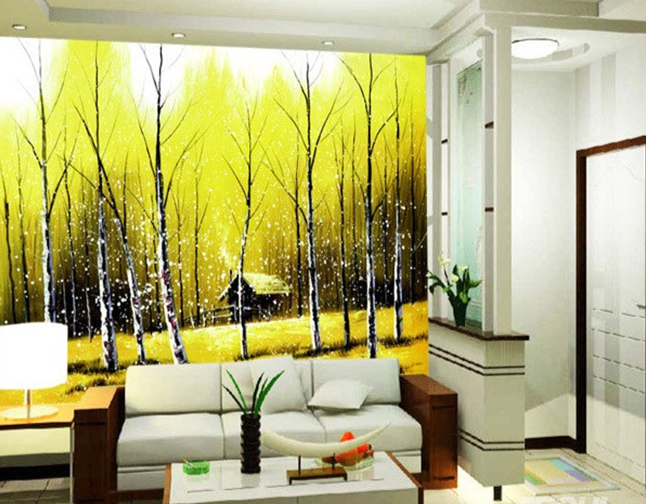 Sử dụng tấm dán tường: