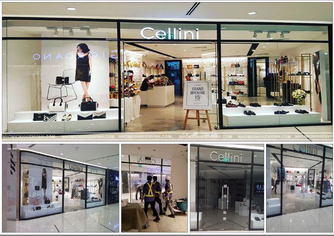 Vách kính đẹp cho shop 2