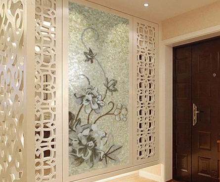 Vách ngăn kính nghệ thuật đẹp 1